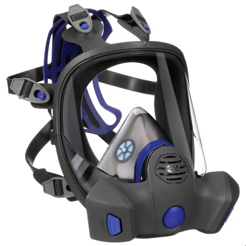 3M Secure Click Full Facepiece Reusable Respirator FF-800 Series (Black Silicone Faceseal)