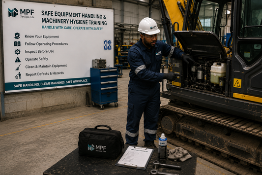 Formação em Manuseamento Seguro de Equipamentos e Higiene de Máquinas