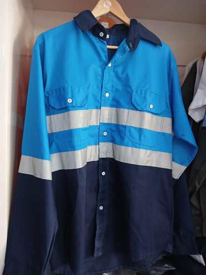 Long Sleeve Surveyor two-tone hi-vis long-sleeved polo shirt
